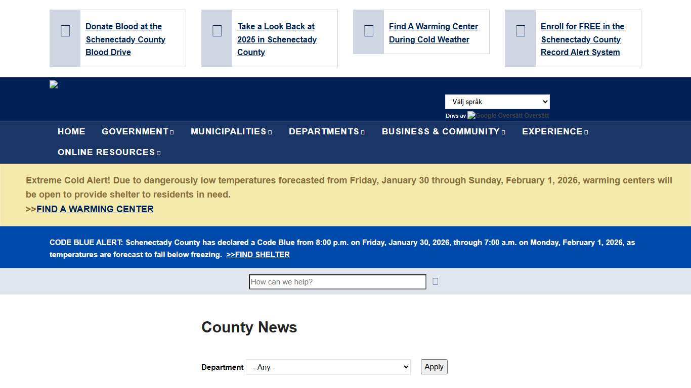 County News Schenectady County